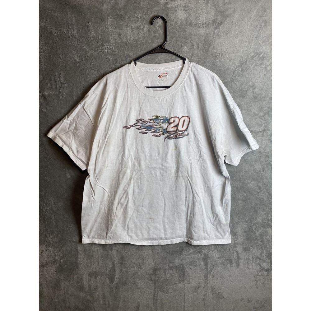 Chase Authentics Tony Stewart Mens XL White Cotton Shirt